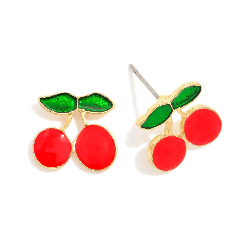 Cherries earrings