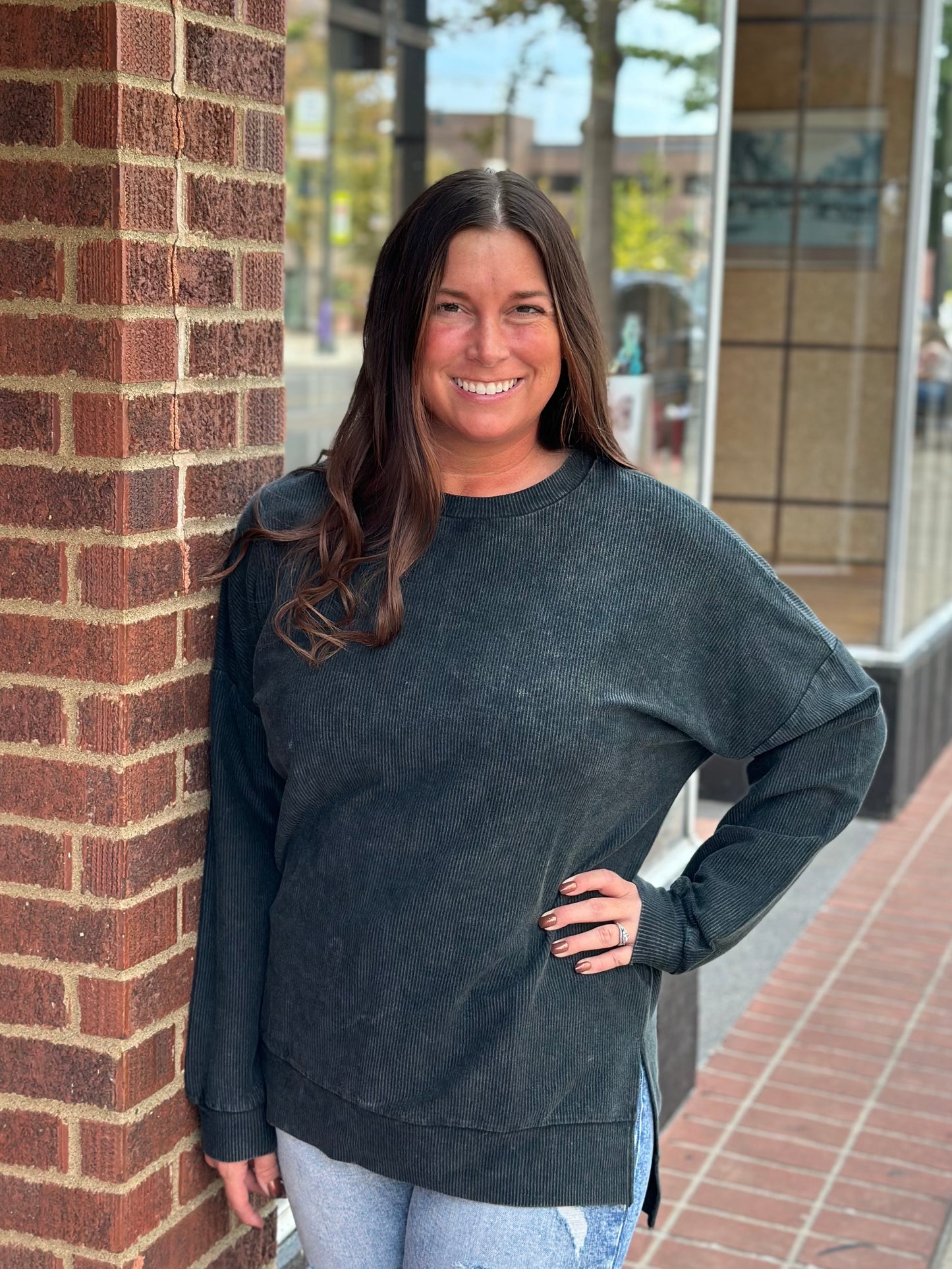 Alexis Corded Pullover