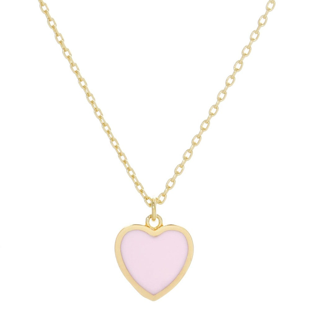 Lucky charm heart necklace