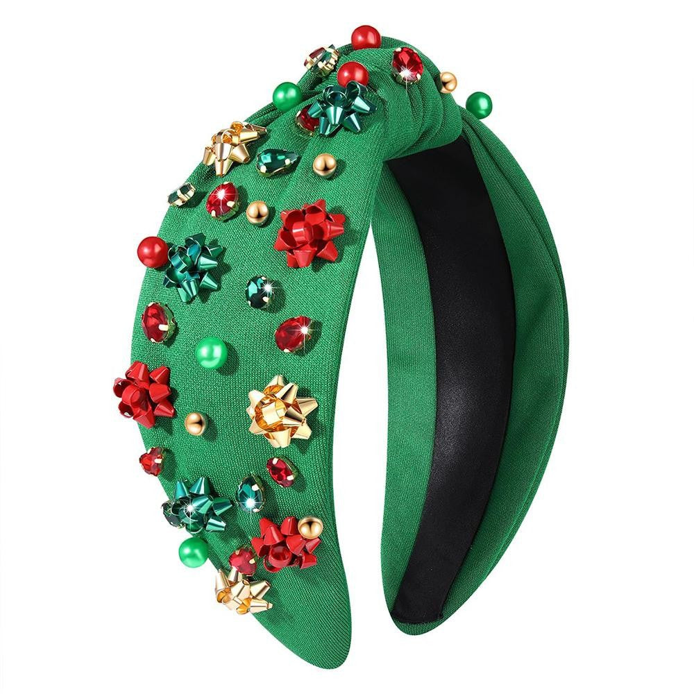 Holiday bow headband