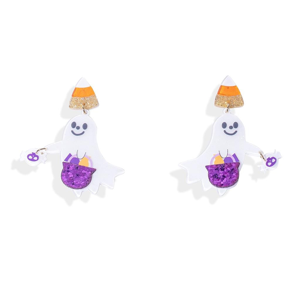 Tricky ghost earrings