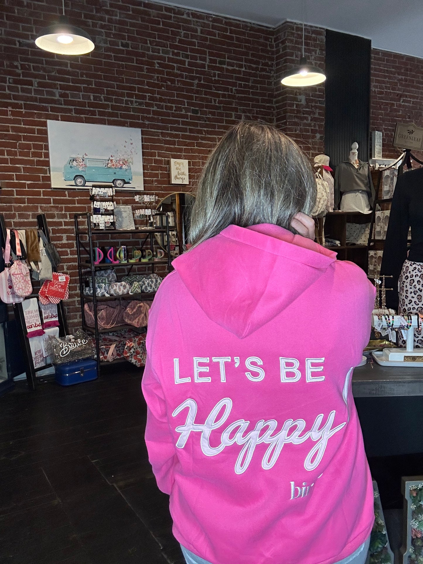 Let’s be happy hoodie