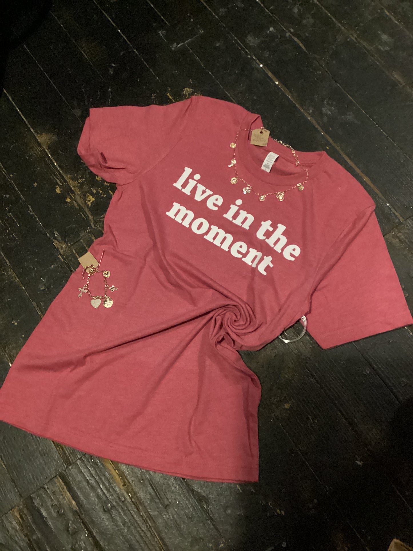 Live in the moment tee