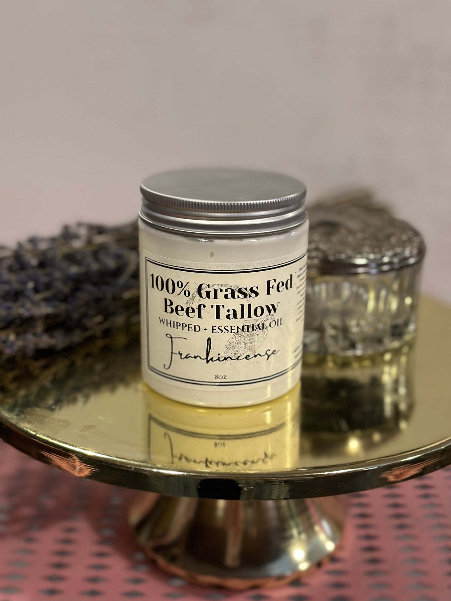 100% grass fed beef tallow 8 oz
