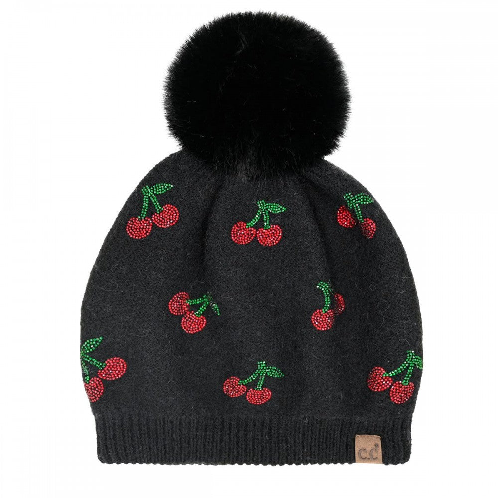 Cherry CC beanie
