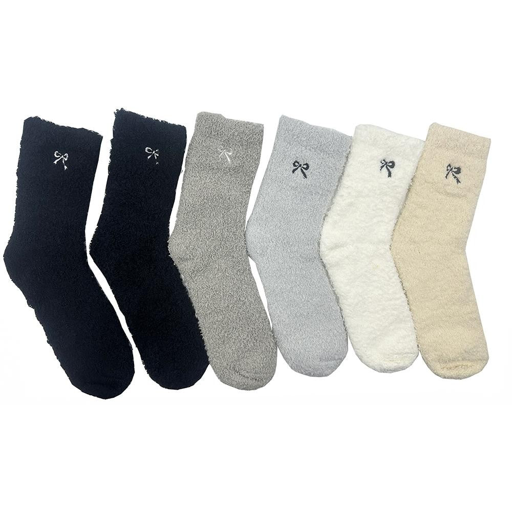 Cozy bow socks