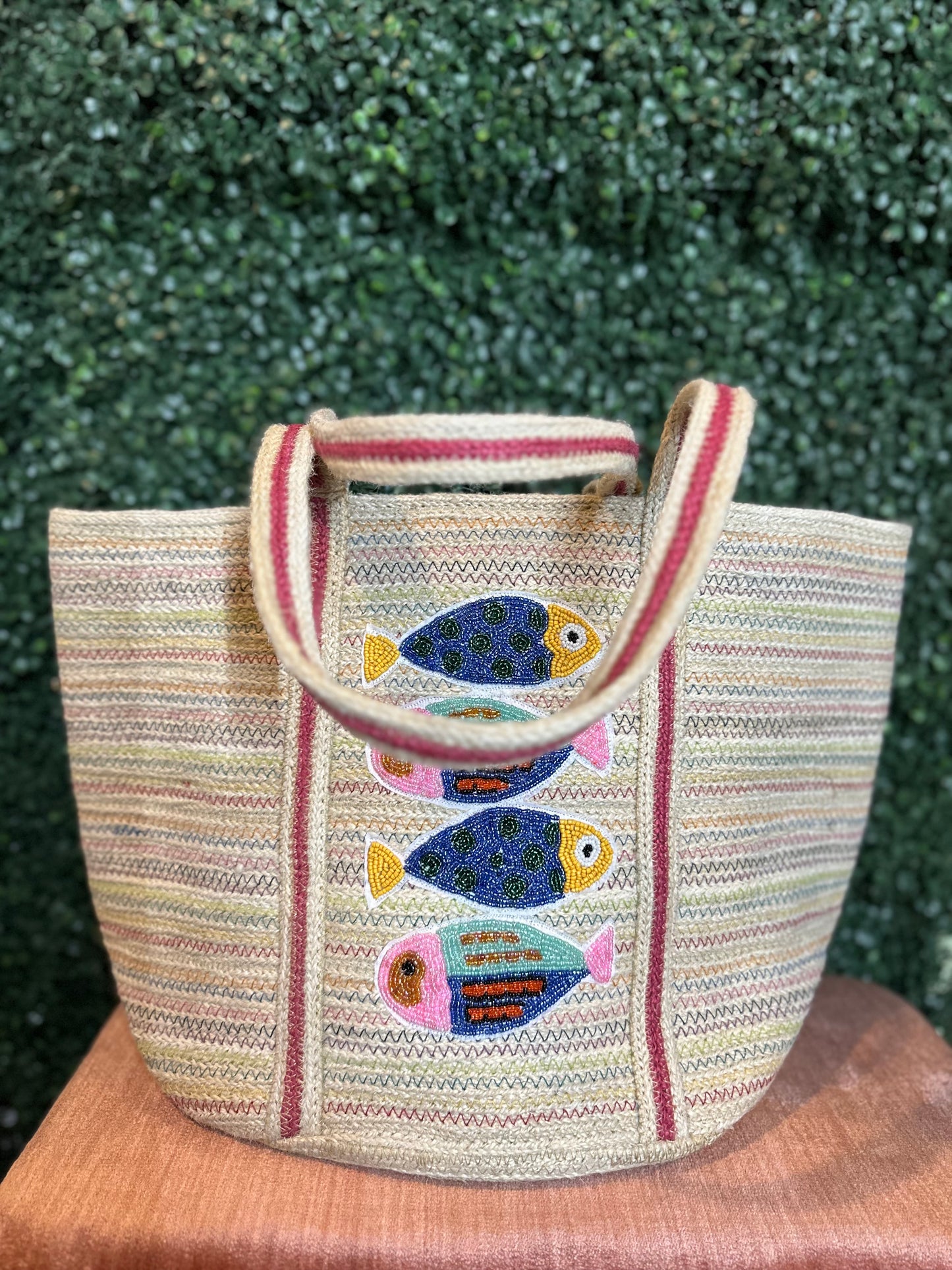 Fishy fish straw bag