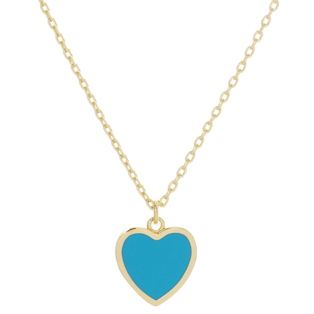 Lucky charm heart necklace