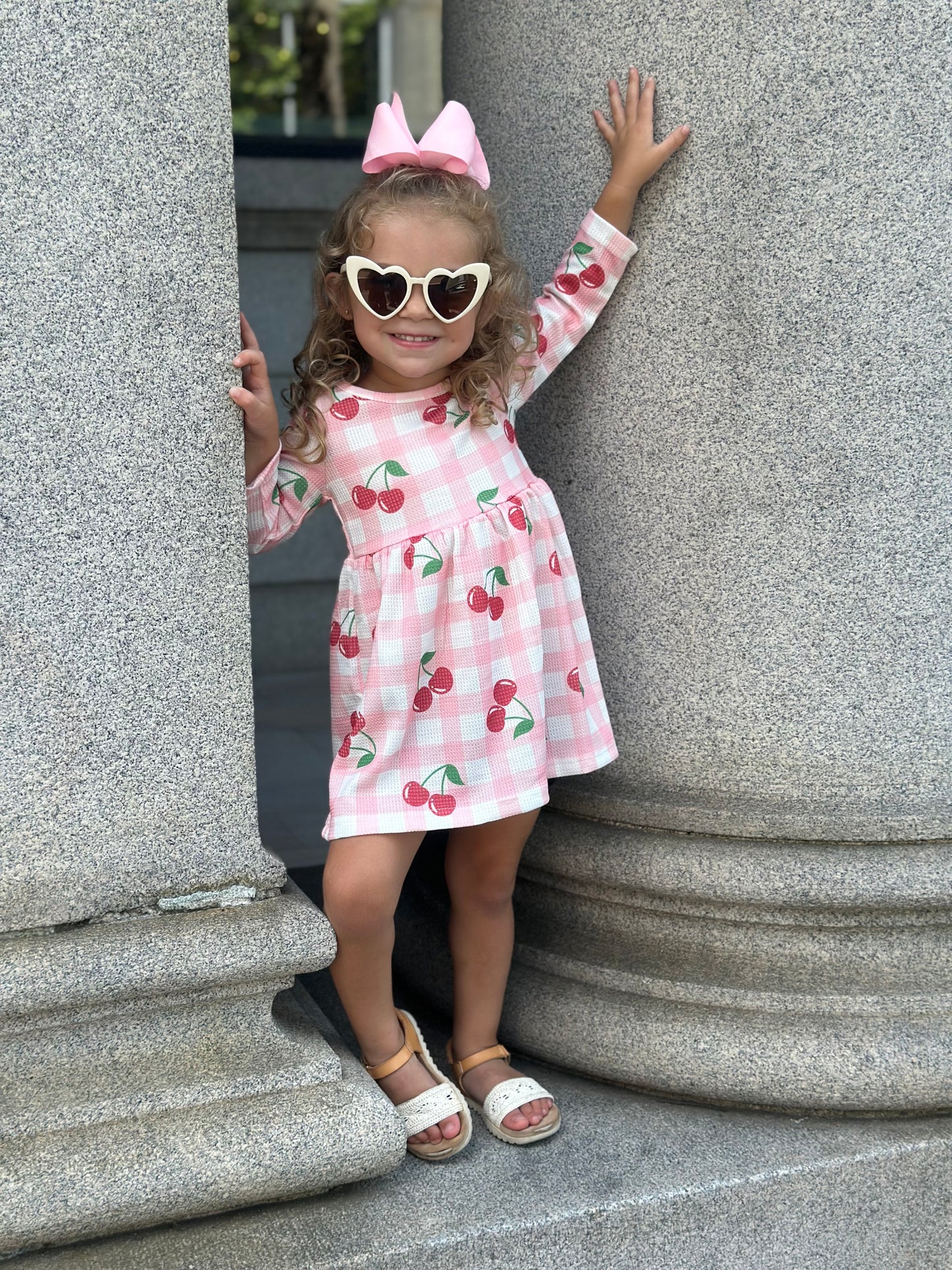 Ch ch cherries kid dress