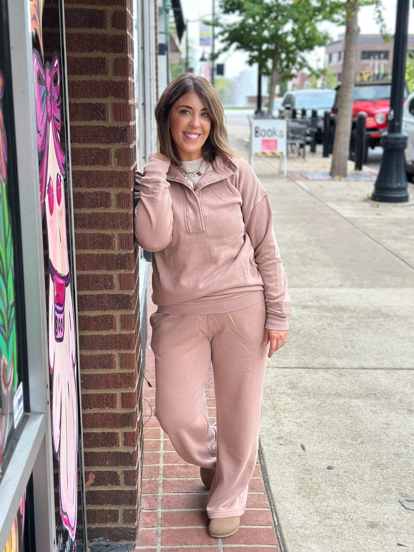 Ellie Wide-Leg Vintage Wash Pants