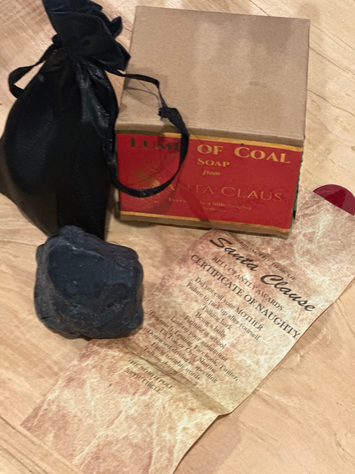 Lump of Coal Soap