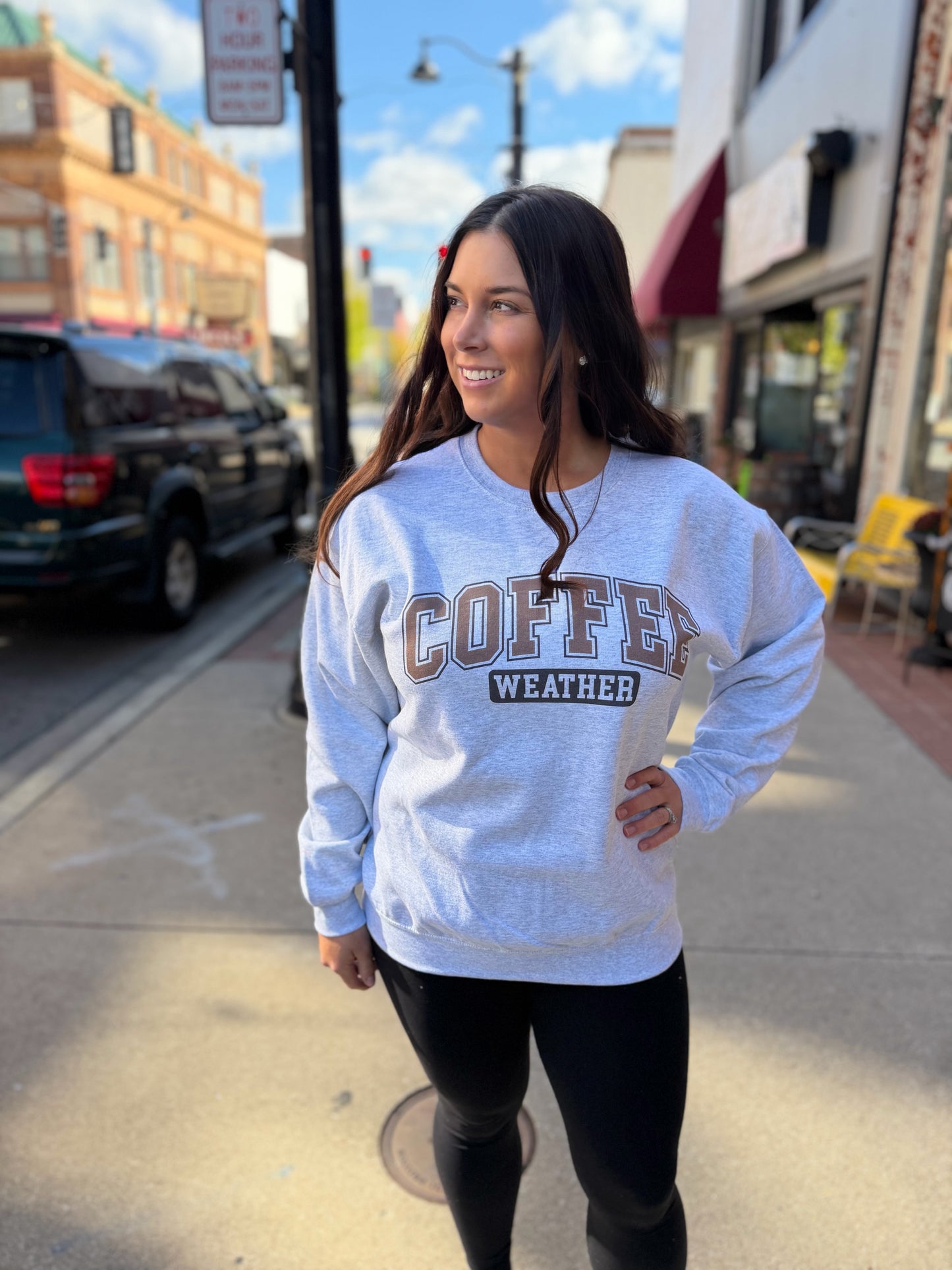 Coffee weather sweatshirt