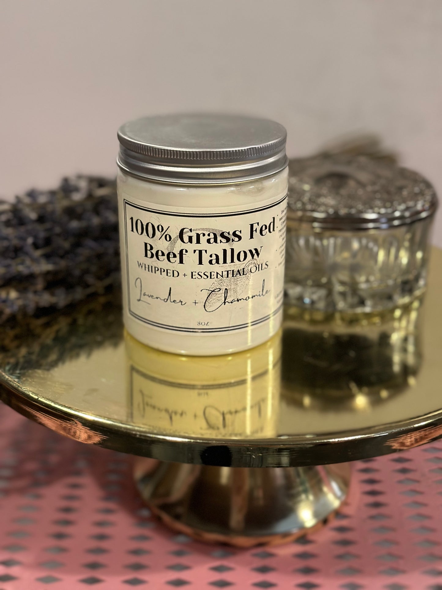 100% grass fed beef tallow 8 oz