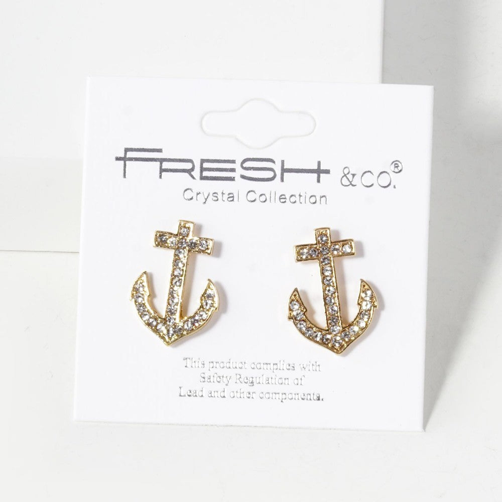 Anchor earrings
