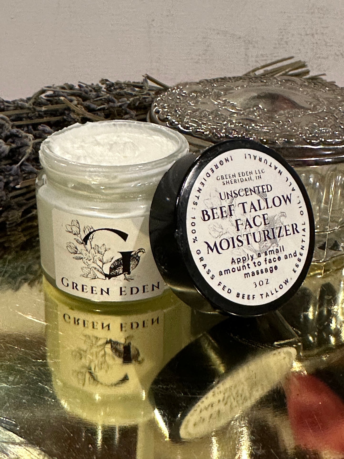 Beef tallow face moisturizer
