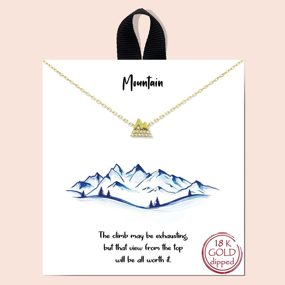 Mountain necklace