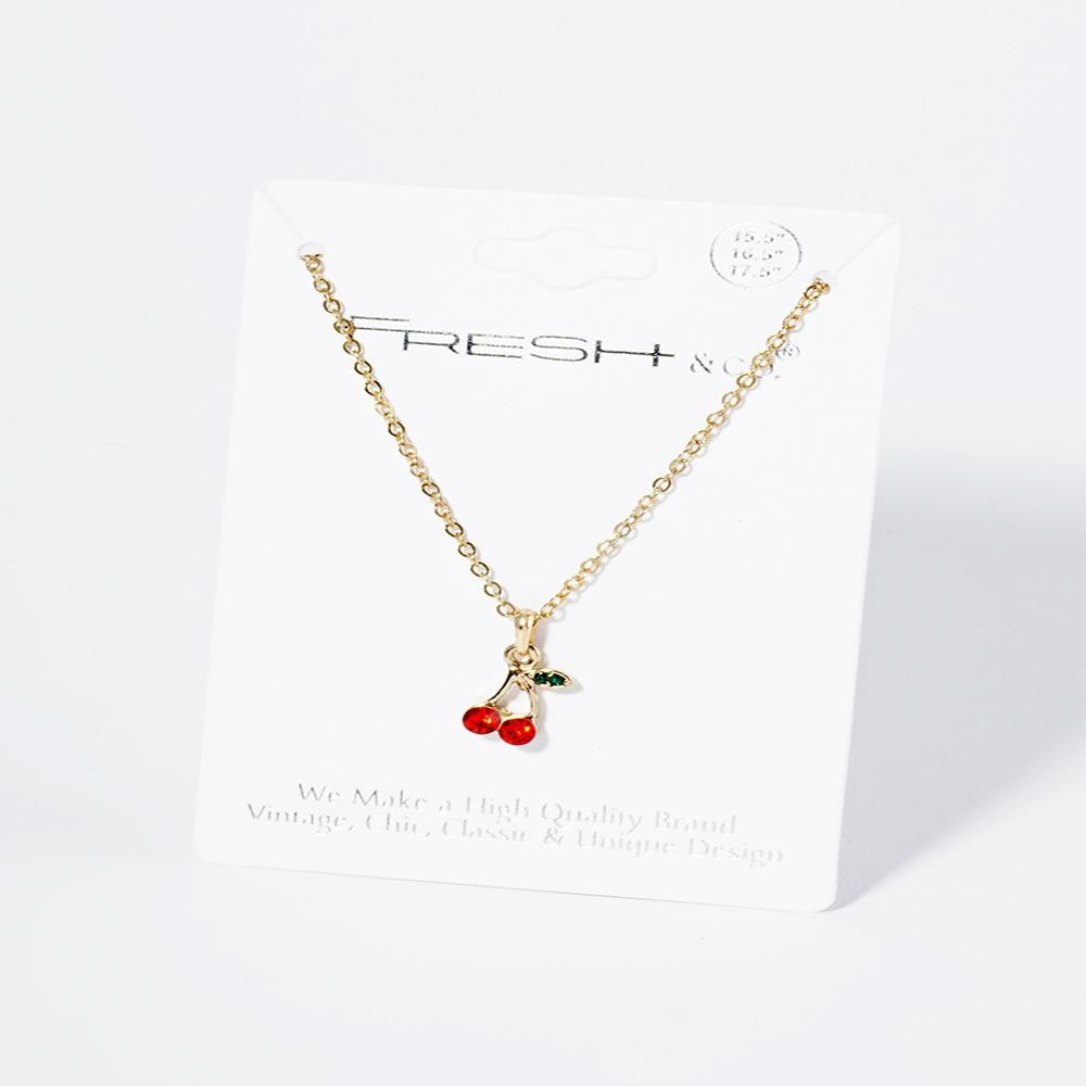 Cherries necklace