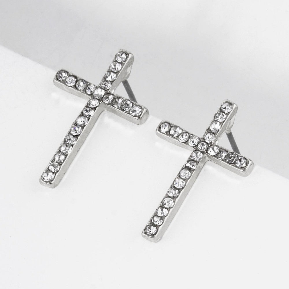 Jenny cross earrings