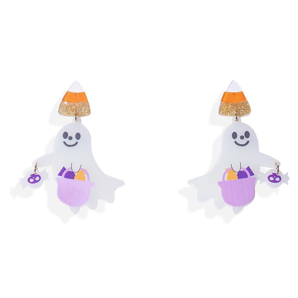 Tricky ghost earrings