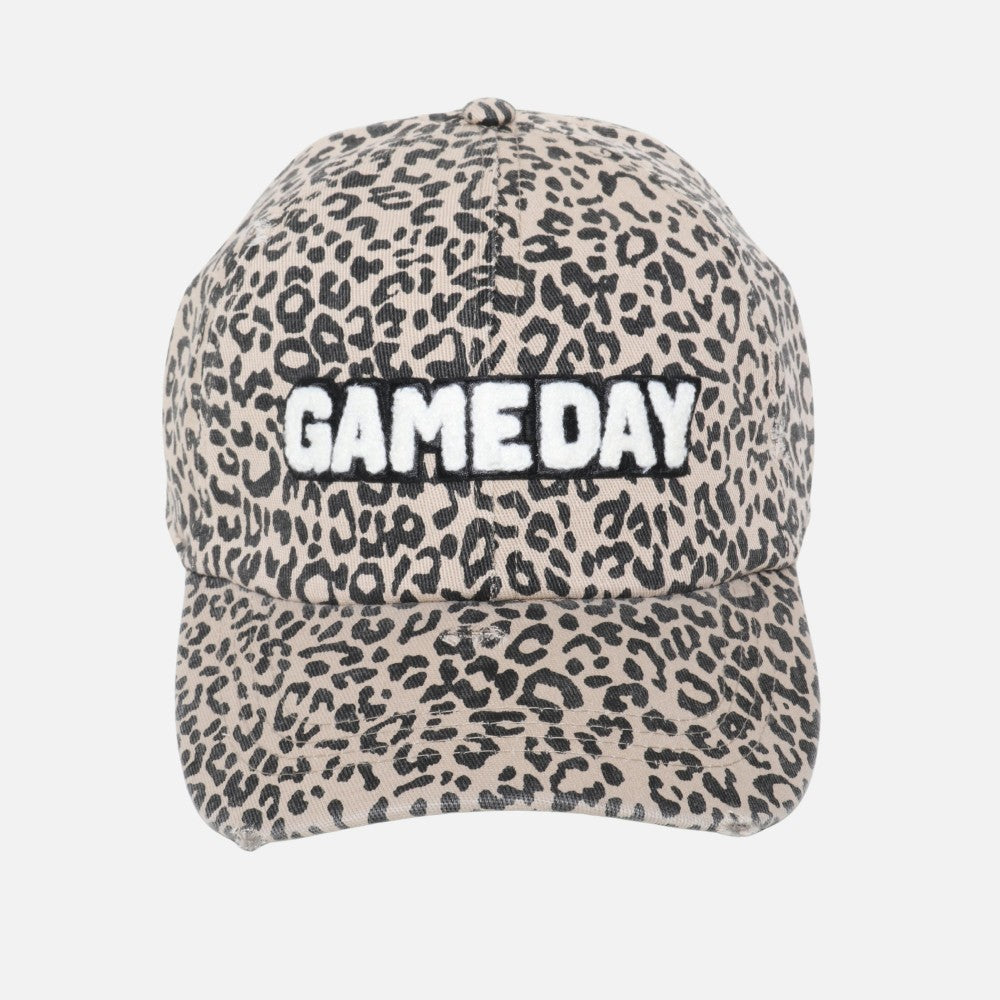 Leopard Game Day Hat
