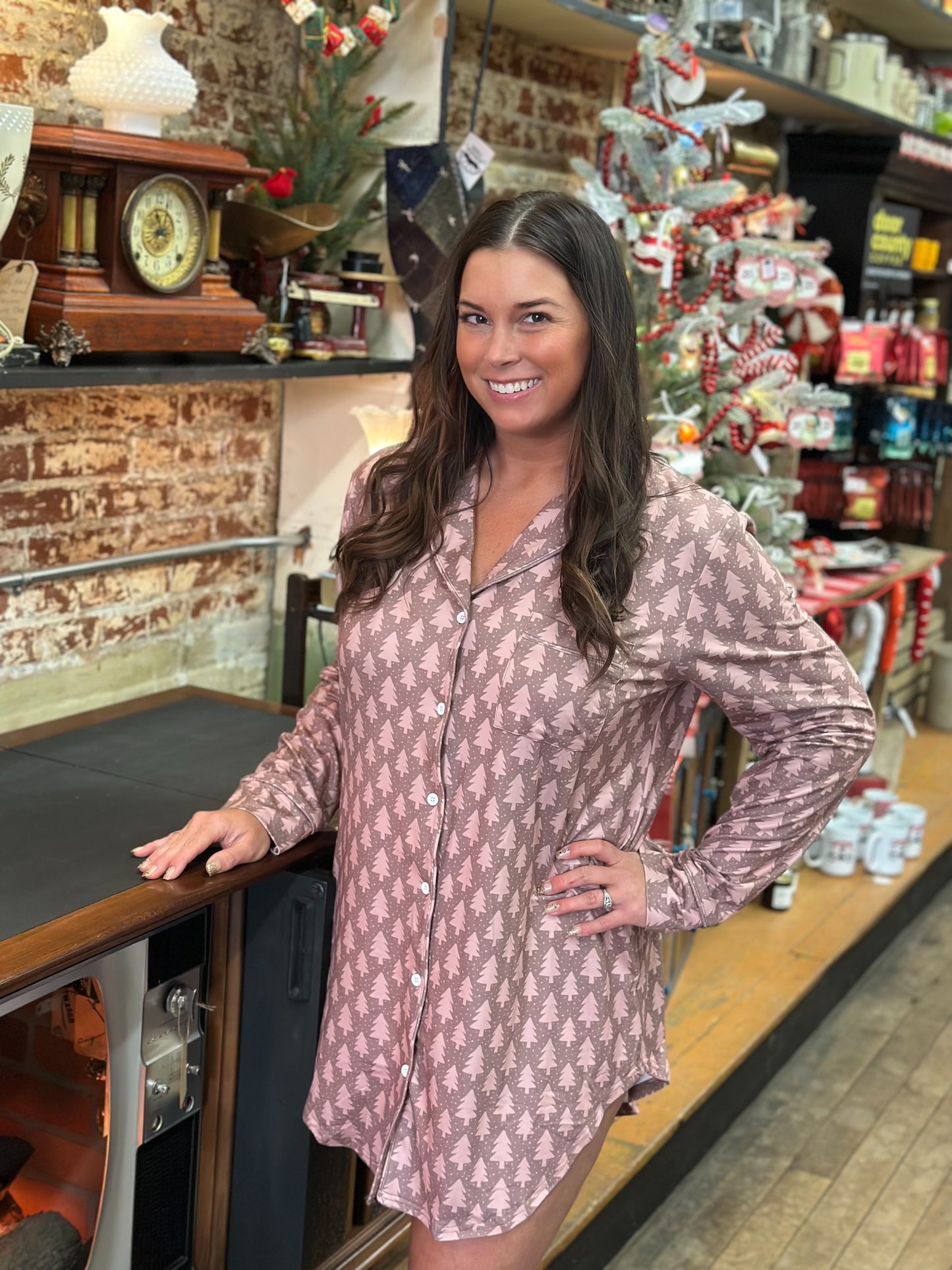 Sugarplum Cocoa Sleep Dress