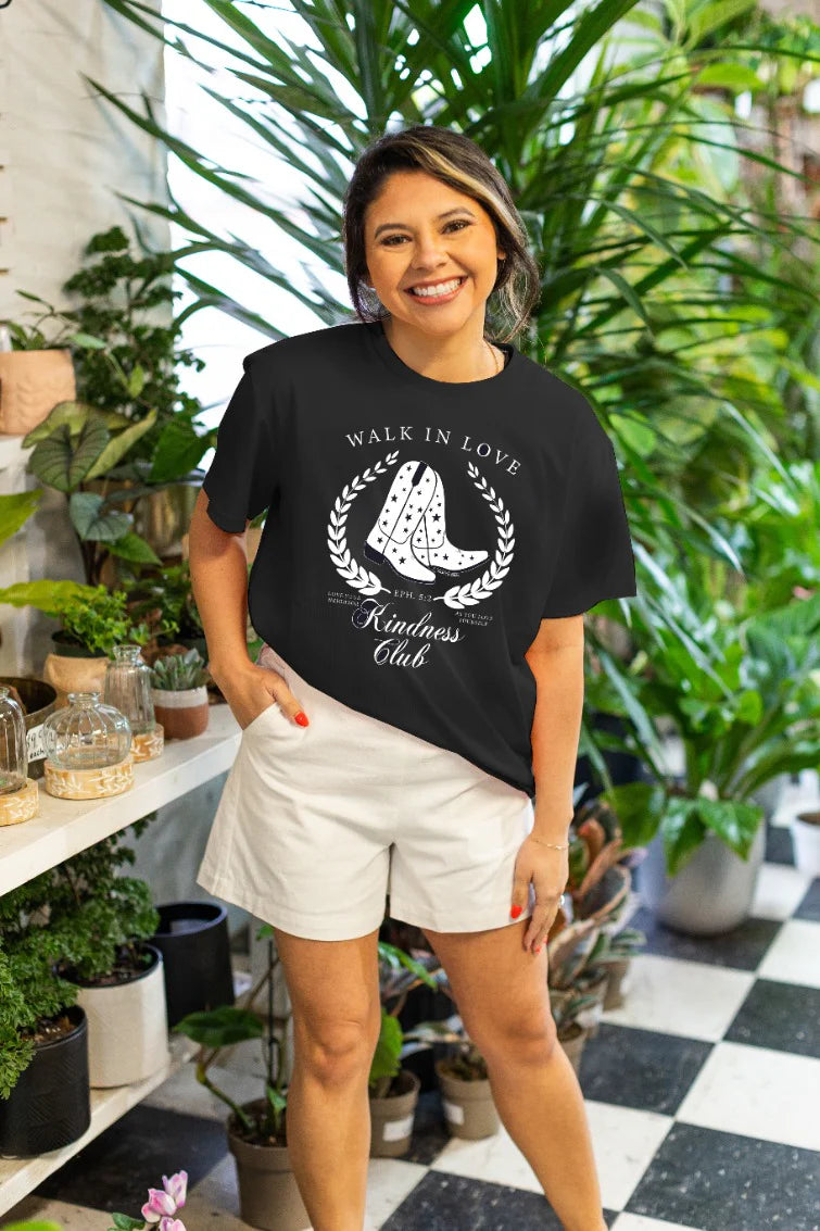 Walk in love tee