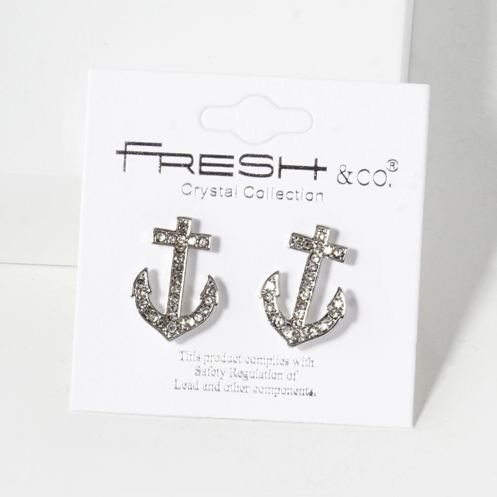 Anchor earrings