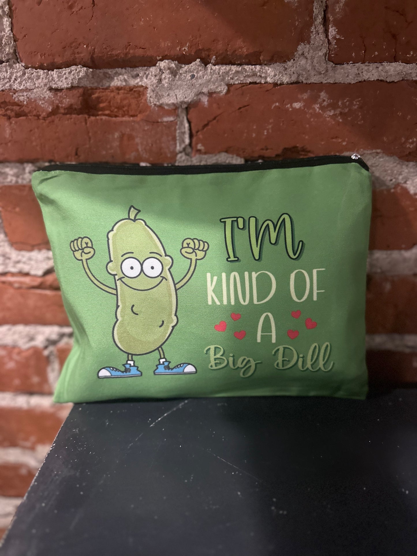 Pickle zip up pouches