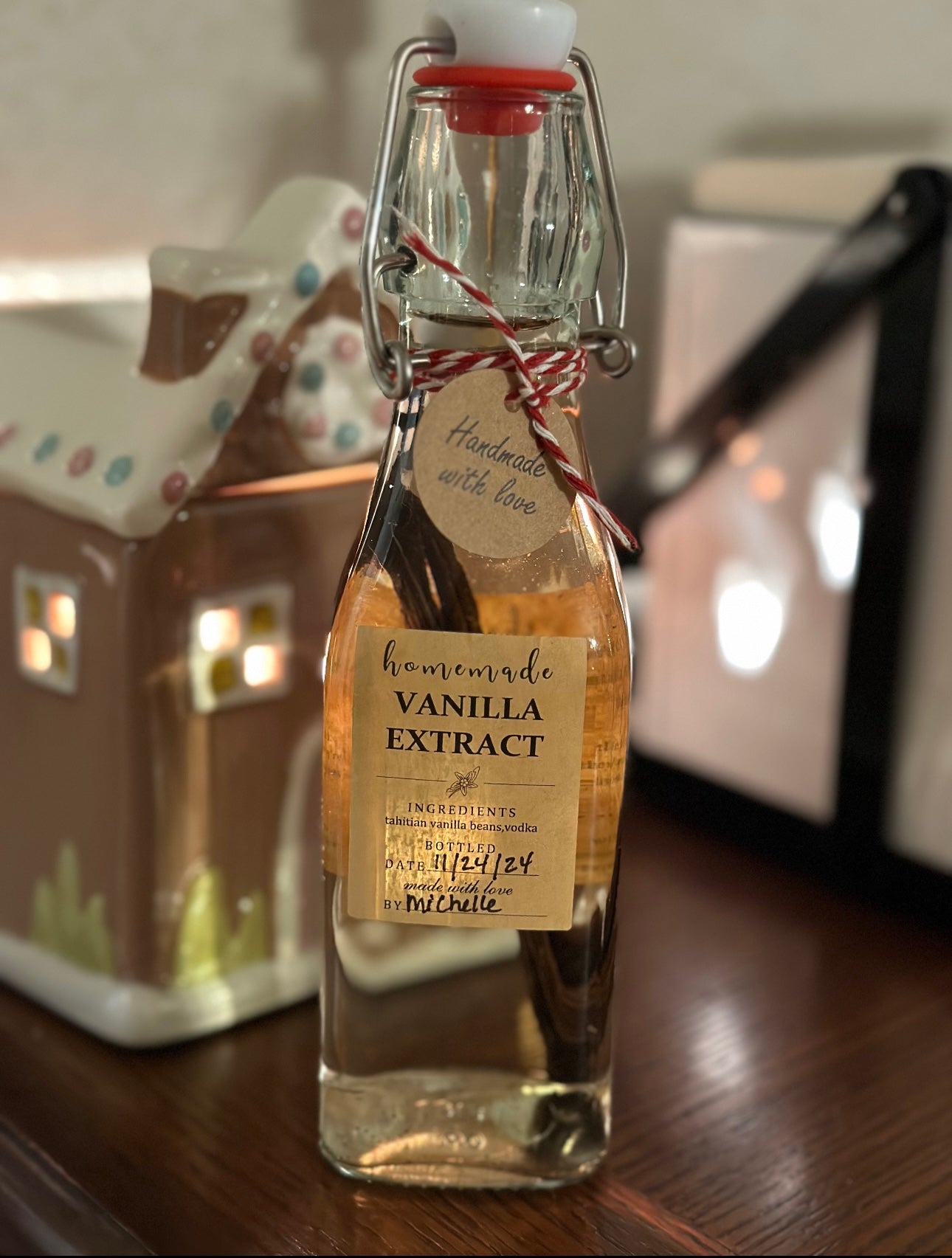 Homemade vanilla extract