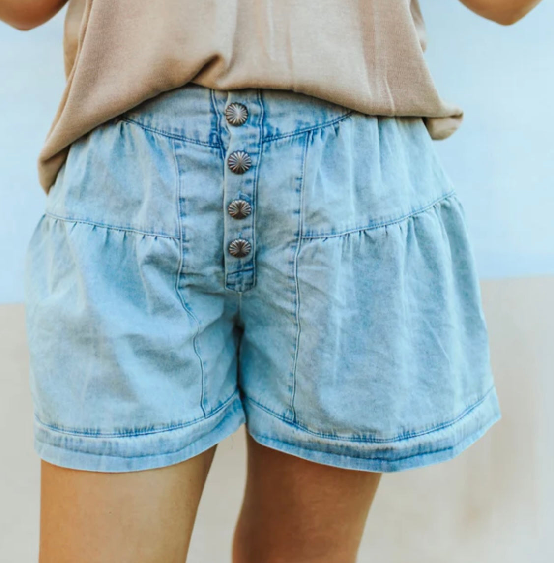 Filly Flare Denim Shorts
