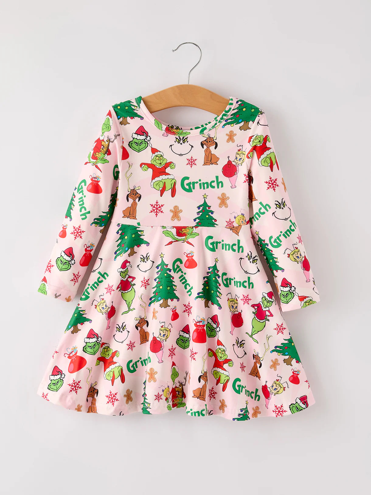 Winter grinch dress