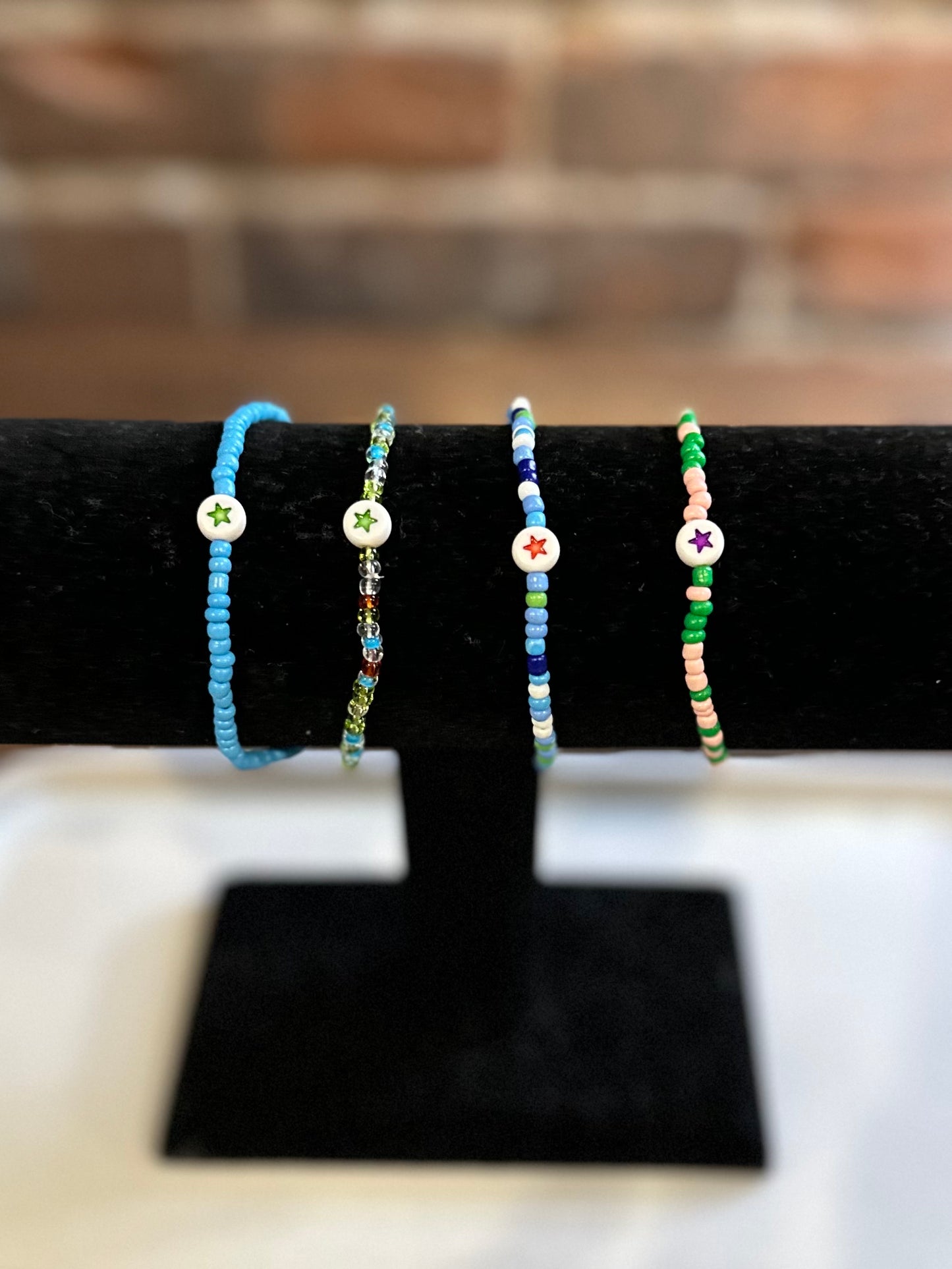 Circle Star Beaded Bracelet