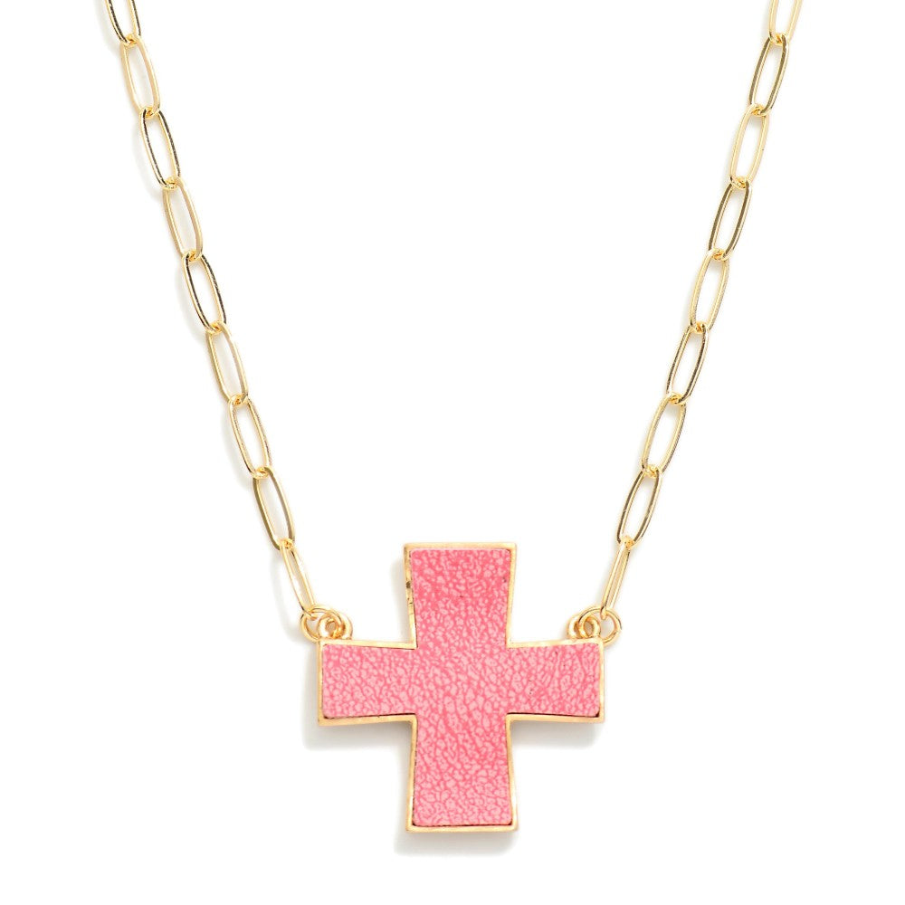 Aaron cross necklace