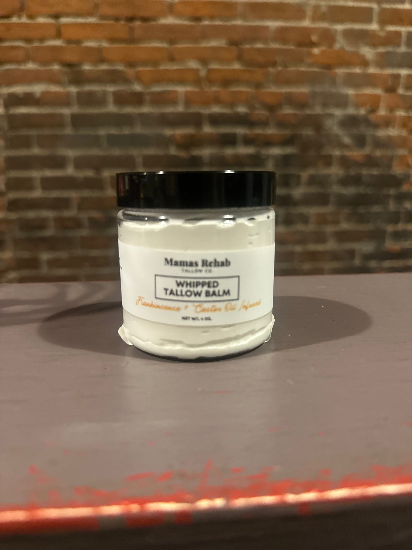Whipped tallow balm frankincense & castor oil