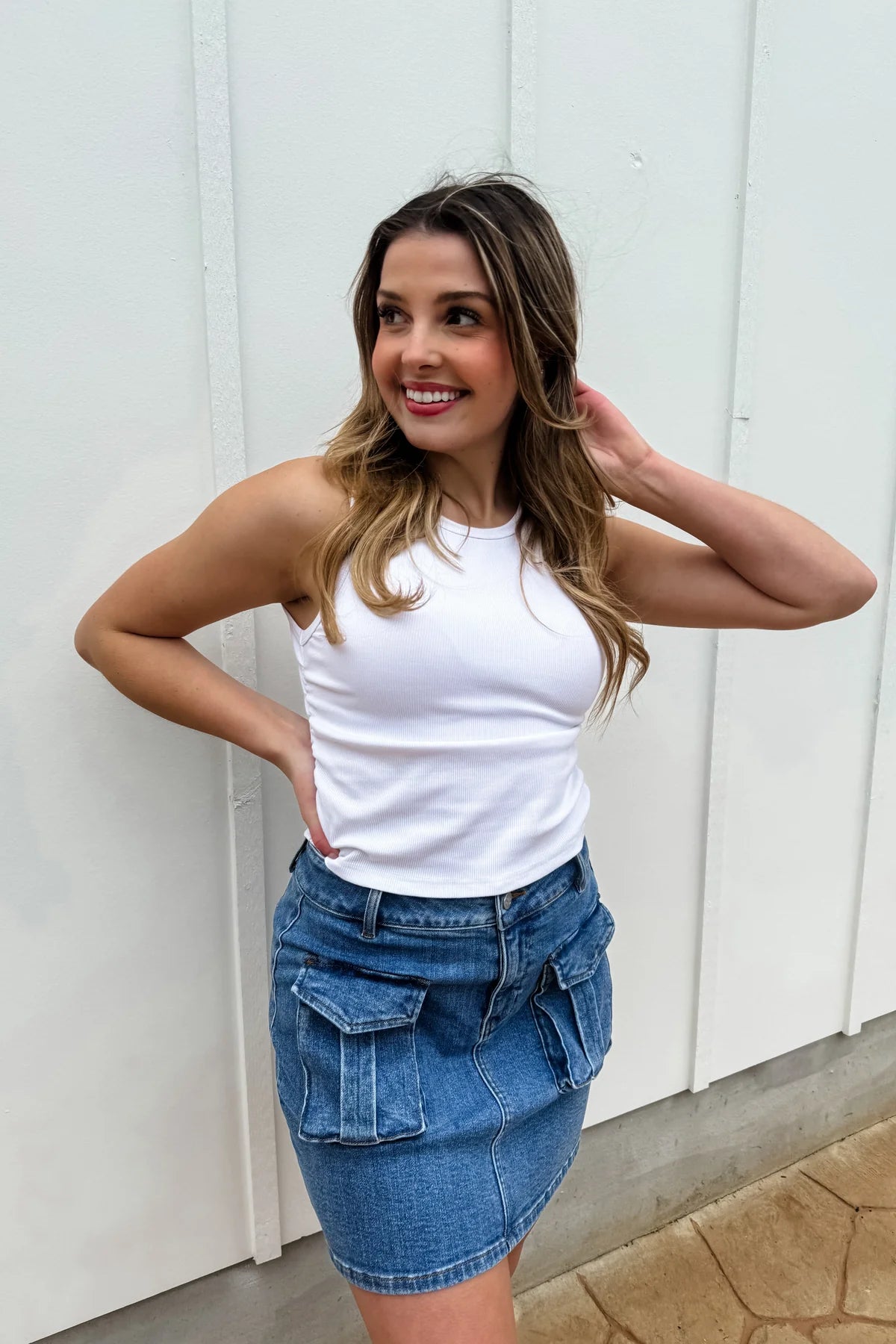 Bianca denim skirt