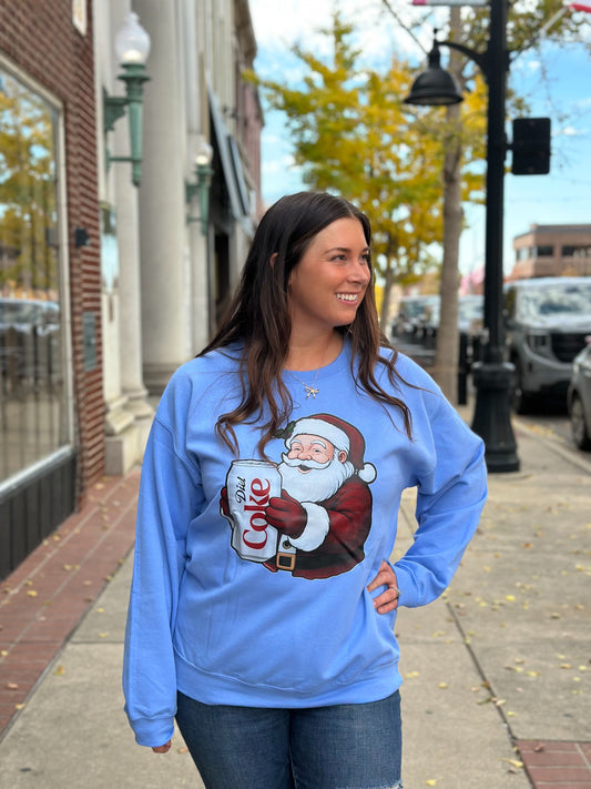 Santa Diet Coke sweatshirt