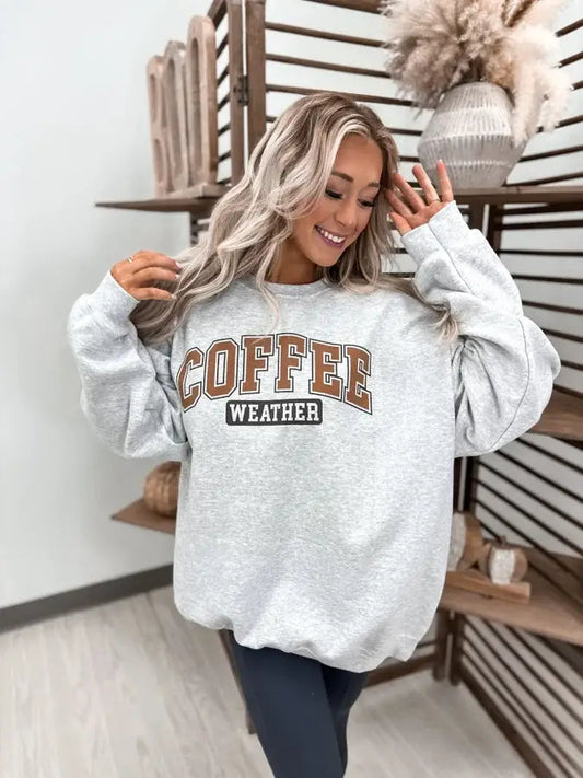 Coffee weather sweatshirt