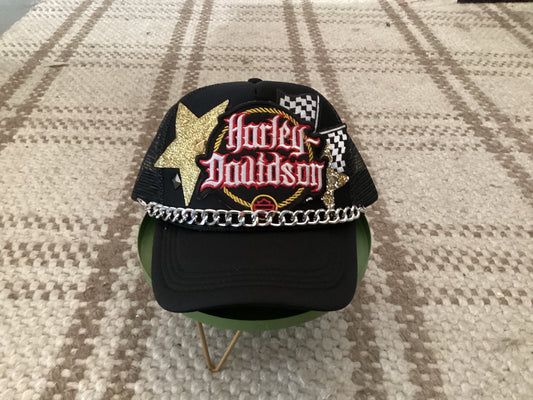 Harley trucker hat