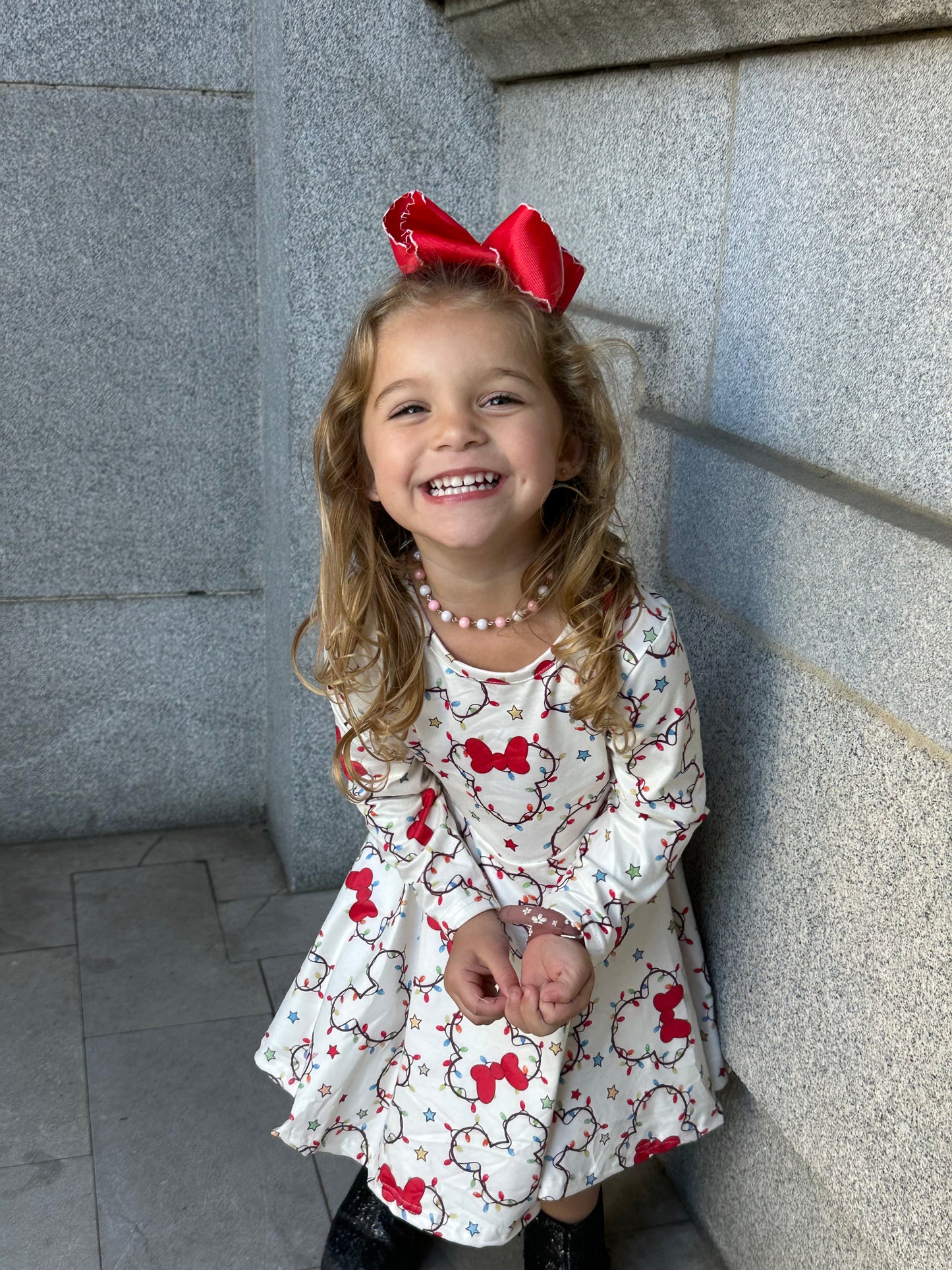 Mickey Christmas Lights Dress