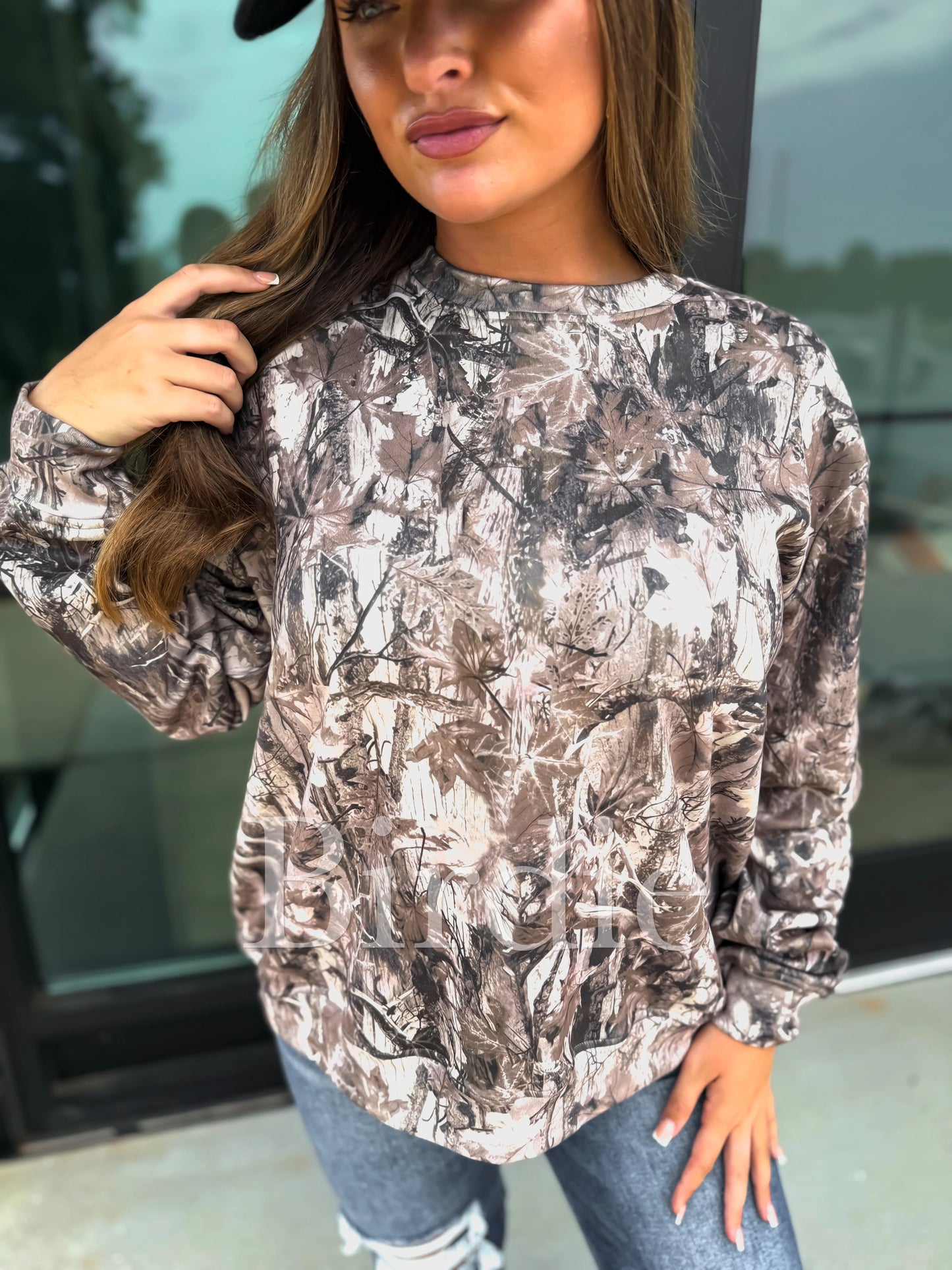 Stealth core camo long sleeve