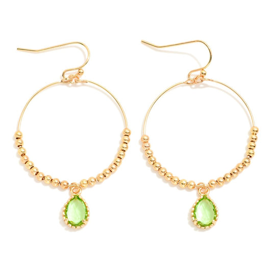 Beaded hoops