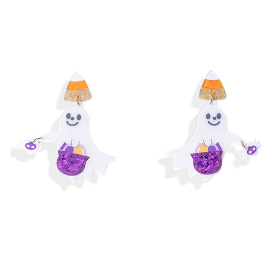 Tricky ghost earrings