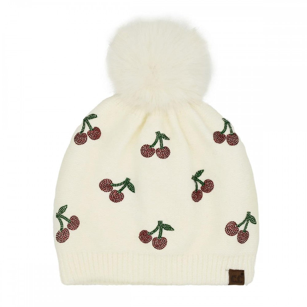 Cherry CC beanie