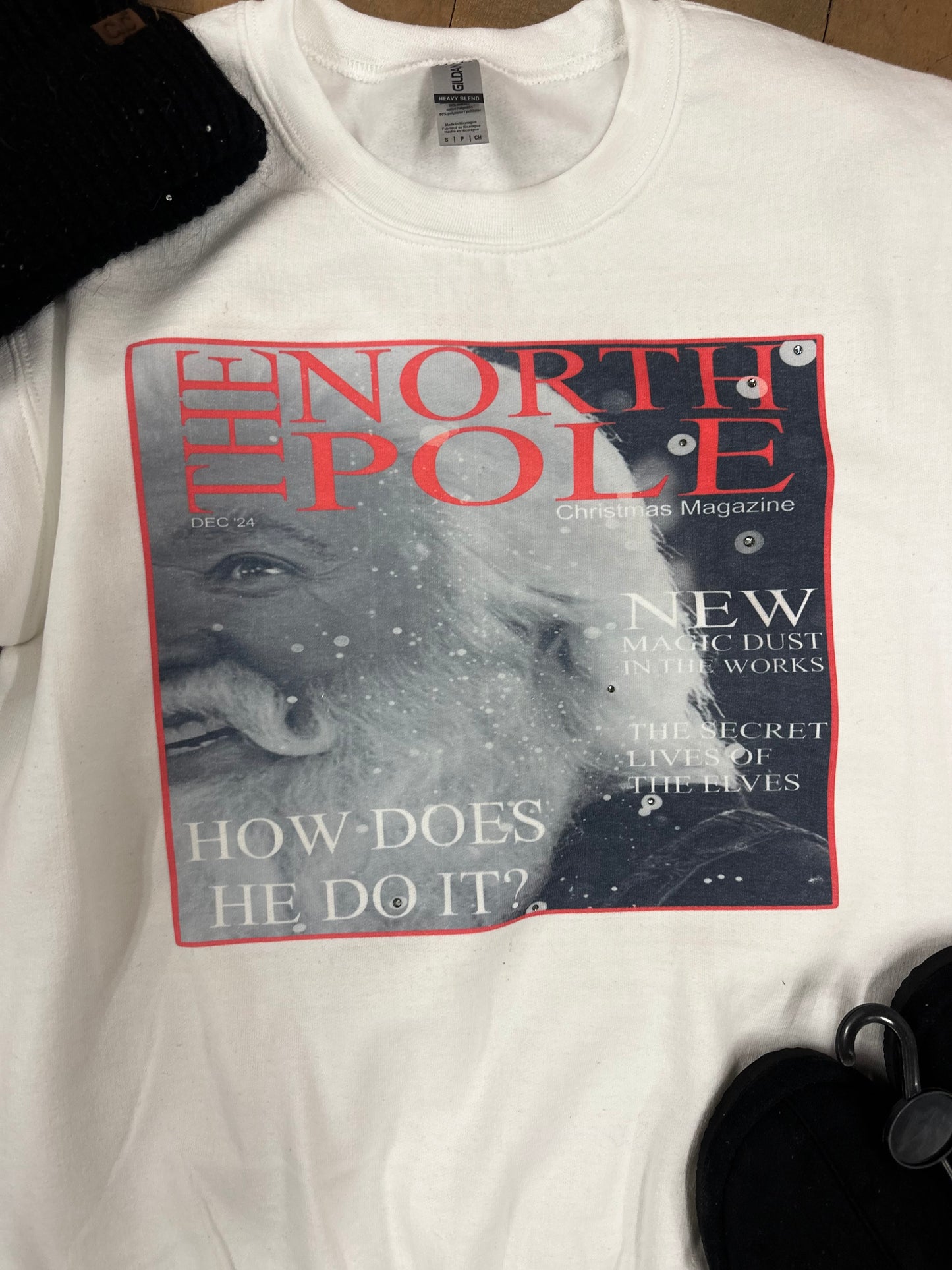 The North Pole magazine sweatshirt