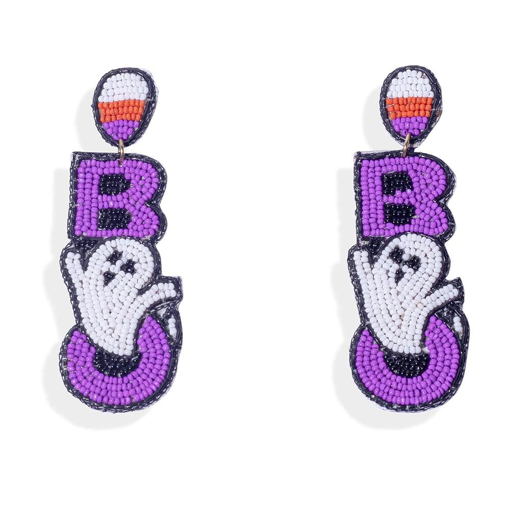Seed boo with ghost earrings