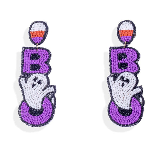 Seed boo with ghost earrings
