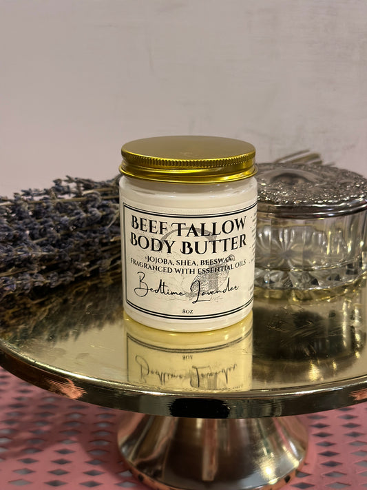 Beef tallow body butter