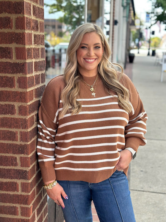 Coffee and cream sweater