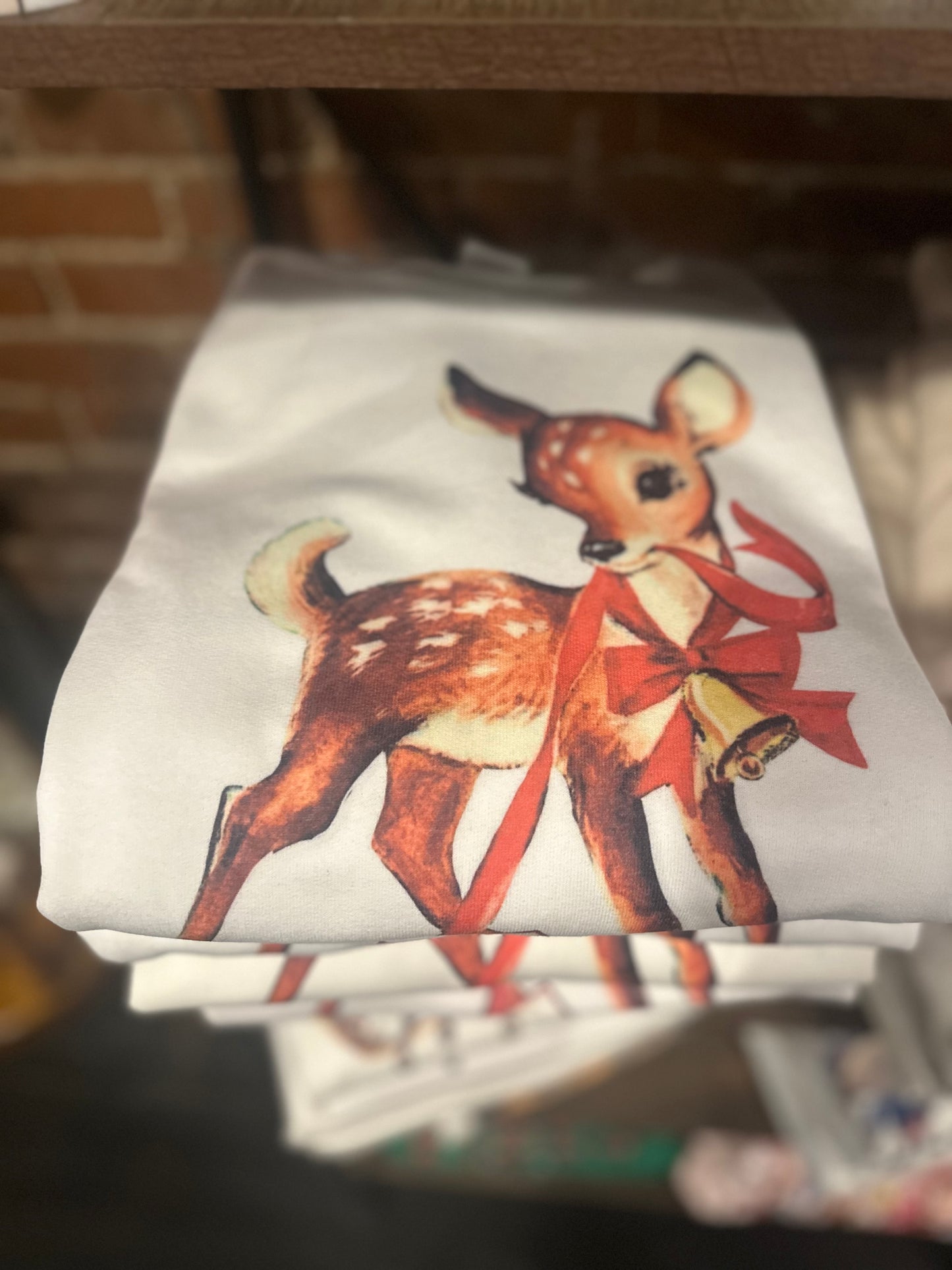 Vintage reindeer sweatshirt