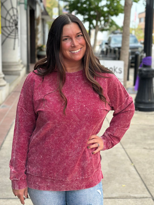 Alexis Corded Pullover